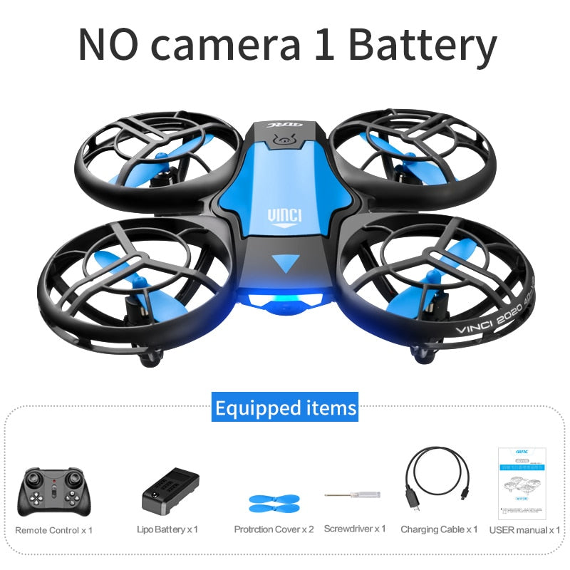 V-8 New Mini Drone 4K 1080P HD Camera Drones WiFi Fpv Air Pressure Height Maintain  Foldable Quadcopter RC Dron Toy Gift