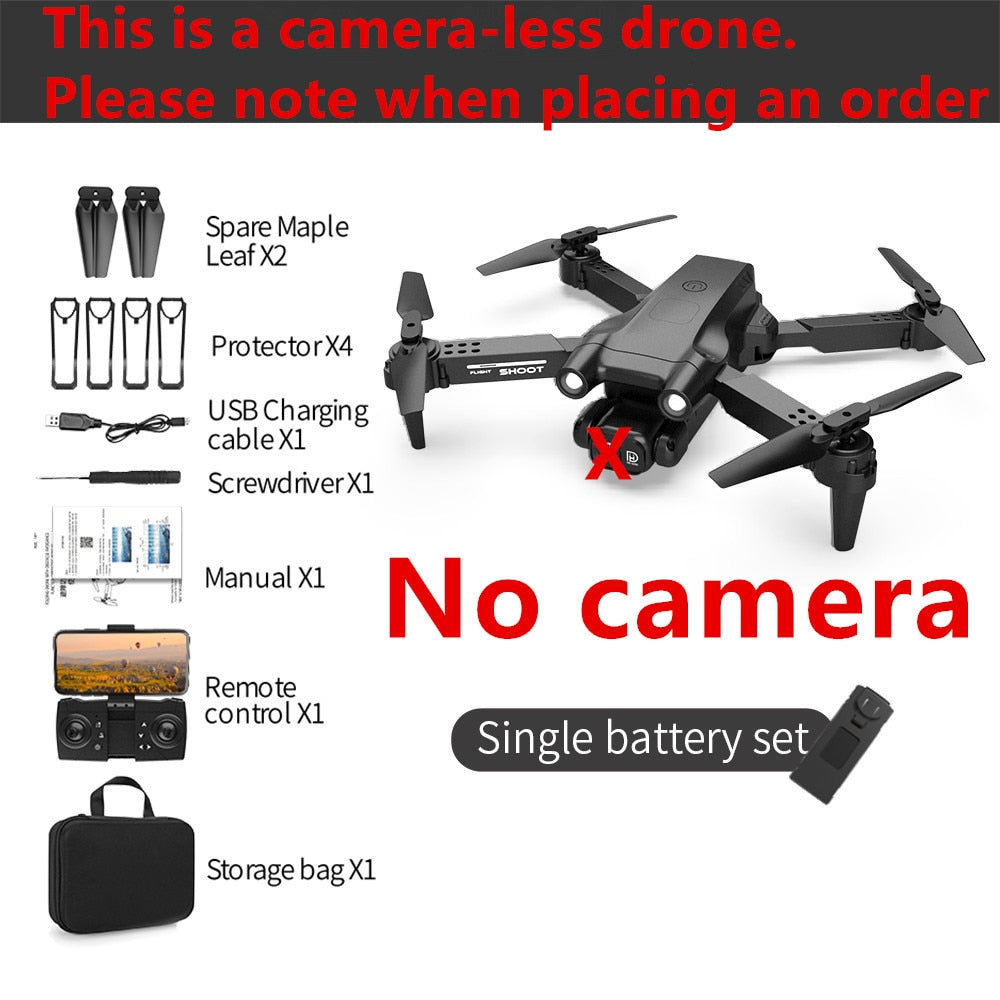 Professional Drone 4k 8k Hd Esc Camera Wifi Fpv Obstacle Avoidance Optical Flow Brushless Motor Rc Quadcopter Camera-free Toys