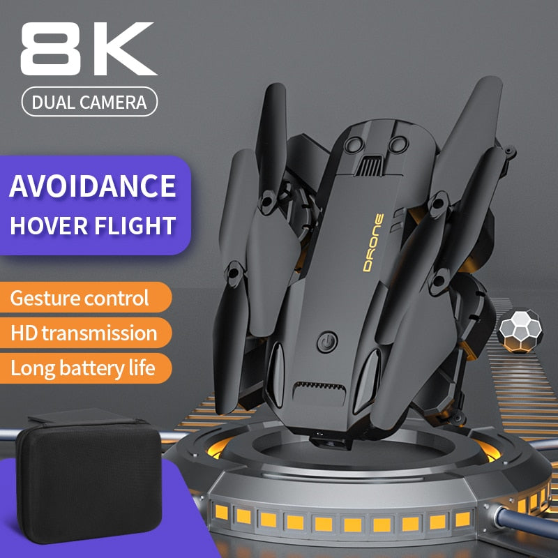 GPS 5G 8K HD Drone Professional Dual Camera Wifi FPV Obstacle Avoidance Folding Quadcopter Rc Distance 3000M Gift Toy